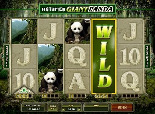 Дикий символ в игре Untamed Giant Panda